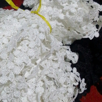 renda motif untuk gamis , mukena , abaya kerudung 30 rb per roll (15 yard)