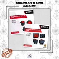 Saklar On / Off VISERO Top Quality Bulat 2 PIN