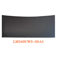 34 inch 4K Original LCD Screen Panel LM340UW3 LM340UW3-SSA1 Replacement Module for Monitor U3417W &amp; U3419W