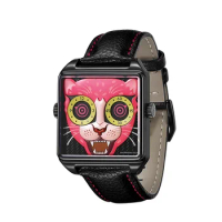 HappieWatch new BLACKPINK Leopard (luminous special) square Shi Ying watch niche trend watch.