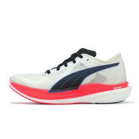 Puma 競速跑鞋 Deviate NITRO Elite 2 女鞋 白 橘 藍 運動鞋 氮氣中底 37778703