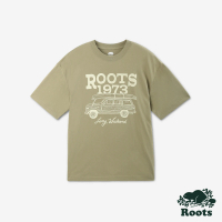 【Roots】Roots 男裝- LONG WEEKEND寬版短袖T恤(綠色)