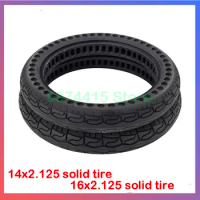 16x2.125 14x2.125 solid tire for bicycle &amp; mountain bike 14 / 16 inch Folding electric bicycle E-bike Non inflation solid tyre