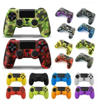 2019 New Design PS4 Controller Skin Protective Camo Silicone Rubber Case Cover Grip For PS4 /Pro/ Slim Gamepad Accessories