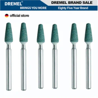 2/4/6PCS Silicon Carbide Emery Grinding Stone Head Parts for Dremel 3000 4000 4250 8220 8260 7760 Electric Drill Accessories