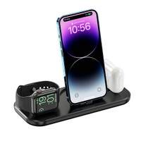 3 in 1 Wireless Charger Foldable Fast Charging Station for iPhone 15 14 13 12 11 Pro Max X XR 8 Plus