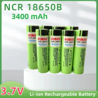 Original High Capacity NCR 18650B 3.7V 3400mAh 18650 Flat Head High Current Rechargeable Lithium Battery