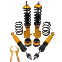 MaXpeedingrods Coilover Lowering Kit for Toyota Yaris 2013-2017 XP130/XP150 Adj Height Coil Spring Coilover Suspension Lowering
