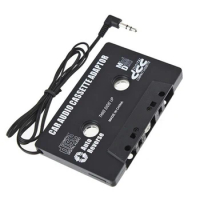 High Quality Car MP3 MP4 Cassette Tape Adapter Mobile Phone Audio Converter Car Tape Converter For IPod MP3 CD DVD Player