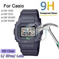 For Casio DW-5600 DW-5035 GW-M5600 GW-B5600 SmartWatch Ultra Slim HD Clear 2.5D 9H Tempered Glass Film Screen Protector Guard