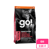 【Go!】低致敏鮭魚6磅 狗狗低敏系列 單一肉無穀天然糧(狗糧 狗飼料 護毛 淚腺)