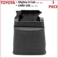 ประกับคอพวงมาลัย ปรับคอได้ 1 ชิ้น สีดำด้าน สำหรับ Toyota Mighty-X Cab LN80 LN90 LN106 ปี 1989-1997 ซ