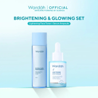 Brightening & Glowing Set - Lightening Face Toner + Serum Ampoule, Hydrate and brighten skin with pH