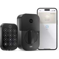 Yale Assure Lock 2 Plus with Apple Home Keys (Tap to Open) and Wi-Fi - Black Suede