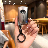 เคสกุญแจรถ Lexus สำหรับ UX200 UX250h ES200 ES300h ES350 US200 US260h วัสดุ TPU สีเทา การป้องกันแบบรว