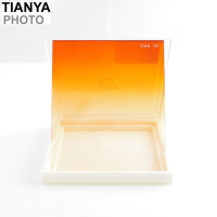 Tianya天涯80日落濾鏡黃昏濾鏡SOFT減光鏡T80SS(深橘色-淡橘;方形83x100mm;;相容法國Cokin高堅P)方型ND減光鏡ND濾鏡片漸層減光鏡