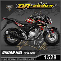 Dekal Sticker VIXION NVL 2013 -2015 Full Body Stiker Skotlet VIXION Desain Minimalis Racing -VIXION