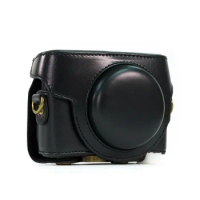 PU Leather Camera strap Bag for Sony DSC-RX100 RX100 RX100 II III RX100 IV V Case Cover Protector Bags