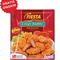 FIESTA NUGGET AYAM CRISPY BUBBLE 500 GRAM