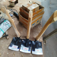 Cangkul pasangan/doran kayu jati/cangkul+doran siyap pake