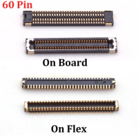 2Pcs LCD Display Screen Flex FPC Connector Plug Contact For Huawei P20 Pro Mate 20 RS Mate20Pro MT20 P20Pro Mate20 Board 60 Pin