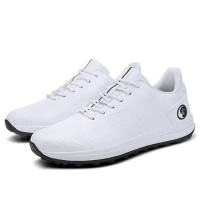 White size 48 golf shoes for men Special golf shoes for summer black golf shoes for men40-48
