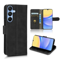 For Samsung A15 Case Luxury Skin Feel Leather Magnetic Flip Cover Galaxy A55 5G A35 A25 A0 A05s 4G Card Book Stand Lanyard Funda