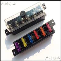 HG473 Jimen Automotive Fuse Box S6B 6-Way Fuse Box In Stock 6 Slots