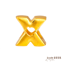 J code真愛密碼金飾 X英文字母黃金串珠