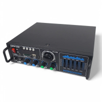 MALAKU MALL Audio Amplifier Bluetooth LED Display HiFi USB 160W - AV-016BT