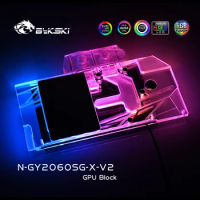 Bykski Water Block for GALAX GAINWARD RTX 2070/2060/1660Ti/1660 GPU Card/ Full Cover Copper Radiator /RGB AURA N-GY2060SG-X-V2