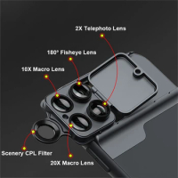 Phone Lens Cover Case Wide Angle Macro Fisheye Portrait Cpl Filter Lens for iphone 11 / 11Pro / for iphone 11 Pro Max Phones