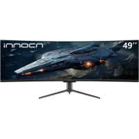 INNOCN 49" Curved Monitor Ultrawide Gaming 120Hz 32:9 QHD 5120 x 1440P Computer Monitor, R1800, 99% sRGB, HDR400, USB Type C, Di