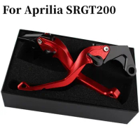 For Aprilia SR GT 200 SRGT200 SR 200 GT Scooter Accessories Short Brake Clutch Levers Handle With Parking Function