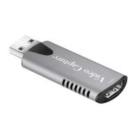 VC05 USB轉HDMI影像擷取卡 USB3.0高速版 贈Type-C OTG轉接頭(4K/60Hz高畫質/Switch/PS5/電腦/手機)
