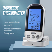 New Wireless Digital Meat Thermometers Cooking Food Barbecue Grill Remote Thermometer for Oven Smoker Grill Outdoor BBQ