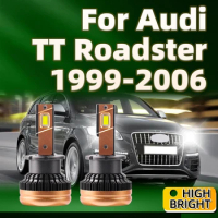 LED Headlights 50000Lm D2S Auto Bulbs Car Lamp 1:1 Xenon Light For Audi TT Roadster 1999 2000 2001 2002 2003 2004 2005 2006