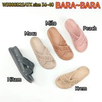 WS888B2SATK BARA BARA ORIGINAL jelly sandal karet wanita selop import barabara cewek