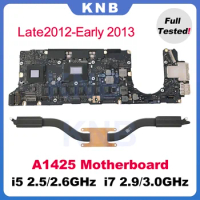 Original A1425 Motherboard For MacBook Pro Retina 13" A1425 Logic Board 820-3462-A i5 2.5GHz i7 2.9GHz Late 2012 Early 2013