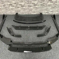 Carbon fiber Front Bumper Lip Spoiler Rear Trunk Diffuser Side Body Skirt Cover For BMW X5 X5M G05 2019 2020 2021 Year