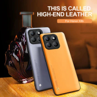 Luxury PU Leather Case For Honor X8b Back Cover Matte Silicone Protection Phone Case For Honor X9b X8b X7b Honar X6a X7a X8a X9a