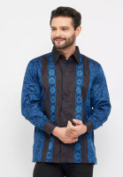 BHS Baju Batik BHS Excellent Warna Biru Hitam