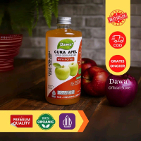 cuka apel premium 500ml - cuka apel DAWA' - cuka apel organik - cuka apel halal & pirt - cuka apel a