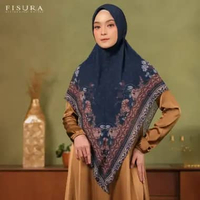 Fisura Scarf Khimar Printing Syari Harmony 39 Motif Baru harmony 18