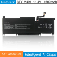 KingSener BTY-M491 Laptop Battery For MSI Modern 15 A10M-014,A10RAS-258 A10RB-041TW A10RD A11M A11SB-059 A4MW Prestige14 52.4WH