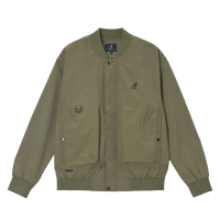 【KANGOL】外套 軍綠 剪裁 飛行外套 中性(6455142070)