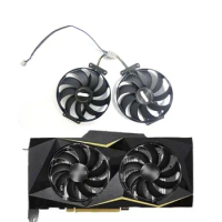 2 fans 6PIN new GPU fan suitable for ASUS DUAL-RTX2060 2070 GTX 1660 1660 Ti dual fan graphics card cooling FDC10H12S9-C