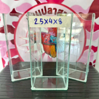 โหลปลากัด ขนาด2.5x4x8นิ้ว ( 1ชุด3ใบ ) หนา3มิล กาวใส สั่งซื้อต่อ 1 ครั้งสูงสุดได้ 3 ชุด (9ใบ)