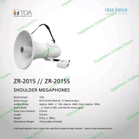 TOA Pengeras Suara Shoulder Megaphone : ZR2015S