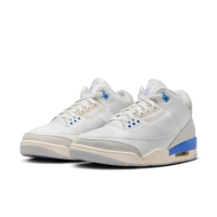 【NIKE 耐吉】運動鞋 籃球鞋 男鞋 AIR JORDAN 3 RETRO 幸運短褲 白藍色 喬丹 3代(CT8532101)